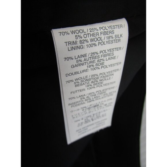 J Crew Skirt 10P Petites Gray Wool Blend Wrap Career Plaid Zip Up * - Picture 7 of 8